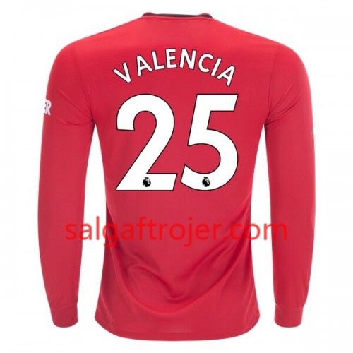 Manchester United Fodboldtrøjer Antonio Valencia 25 Hjemmebanesæt 2019/20 Langærmet Manchester United Fodboldtrøjer Antonio Valencia 25 Hjemmebanesæt 2019/20 Langærmet
